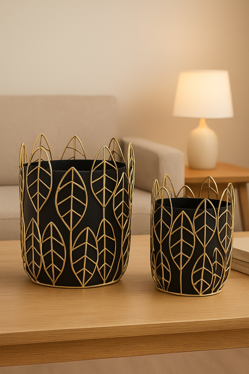 Belle Maison Luxe Leaf Planter