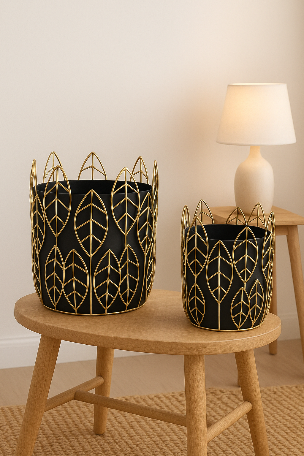 Belle Maison Luxe Leaf Planter